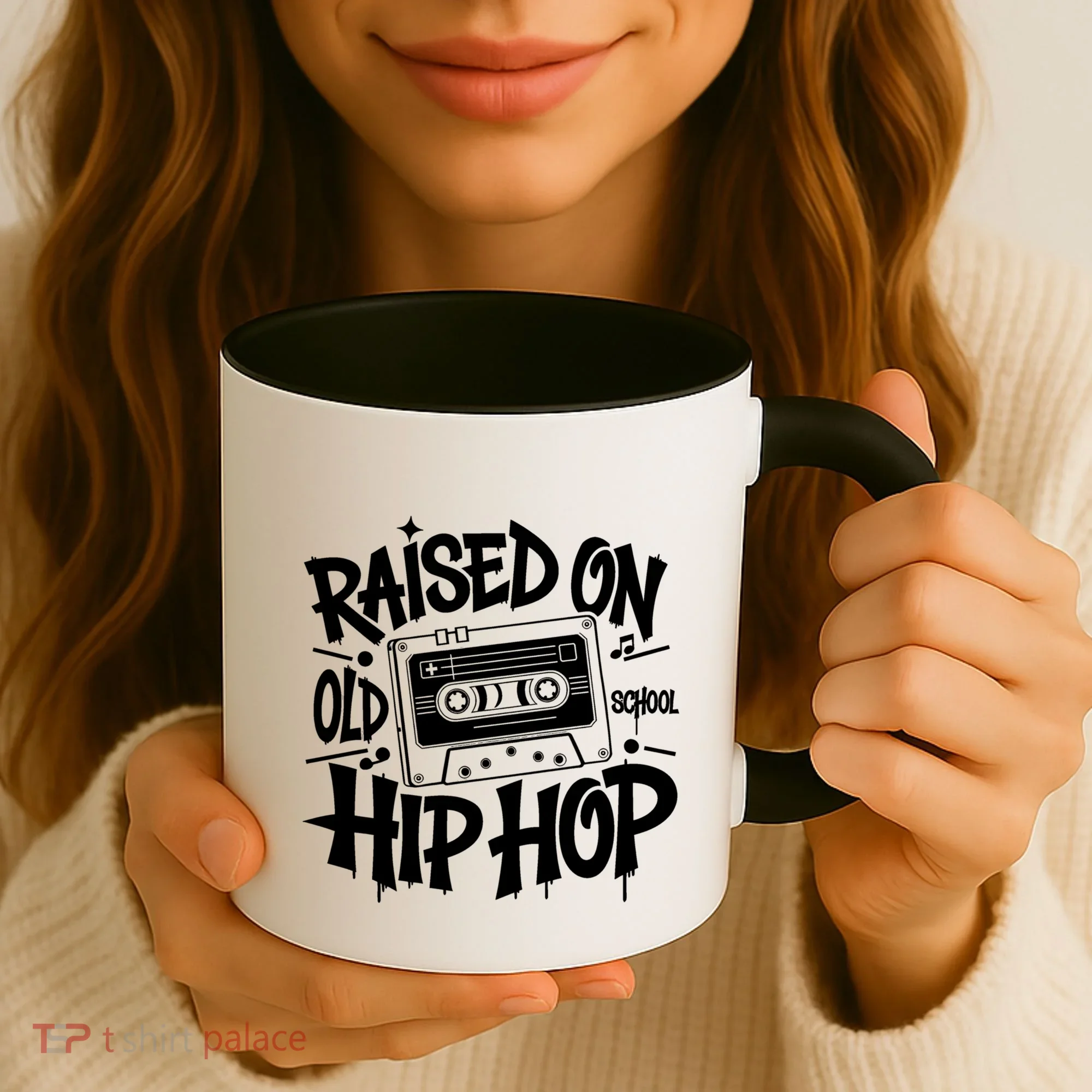 Raised On Old School Graffiti Rap Hip Hop Coffee Mug