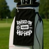 Raised On Old School Graffiti Rap Hip Hop Golf Towel thumb 2