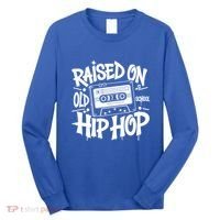 Raised On Old School Graffiti Rap Hip Hop Long Sleeve Shirt thumb 0