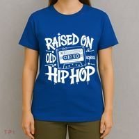 Raised On Old School Graffiti Rap Hip Hop T-Shirt thumb 4