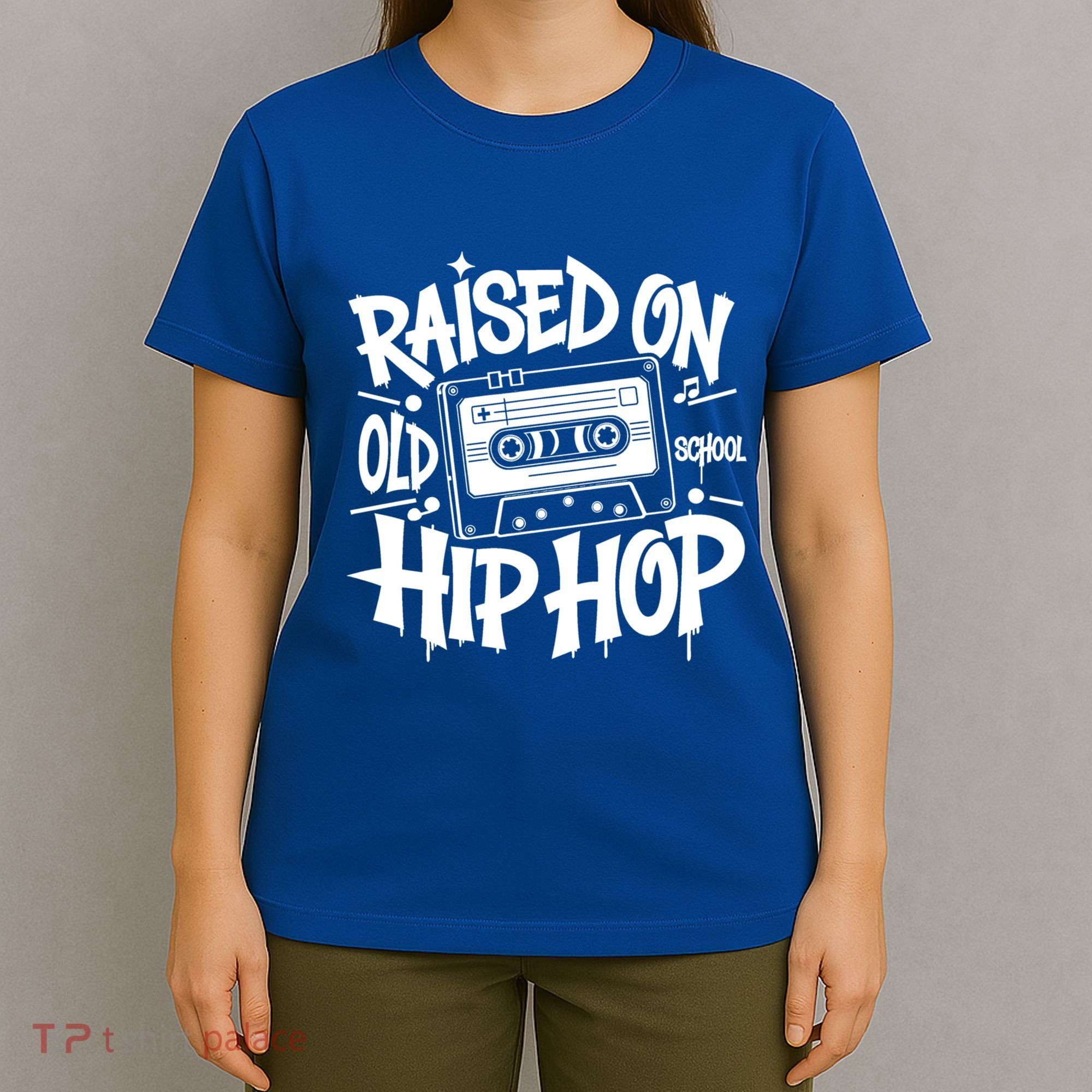 Raised On Old School Graffiti Rap Hip Hop T-Shirt