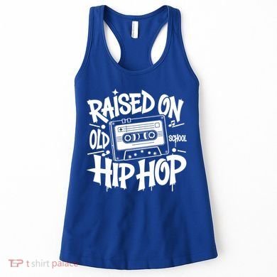 Raised On Old School Graffiti Rap Hip Hop Women's Tank Top