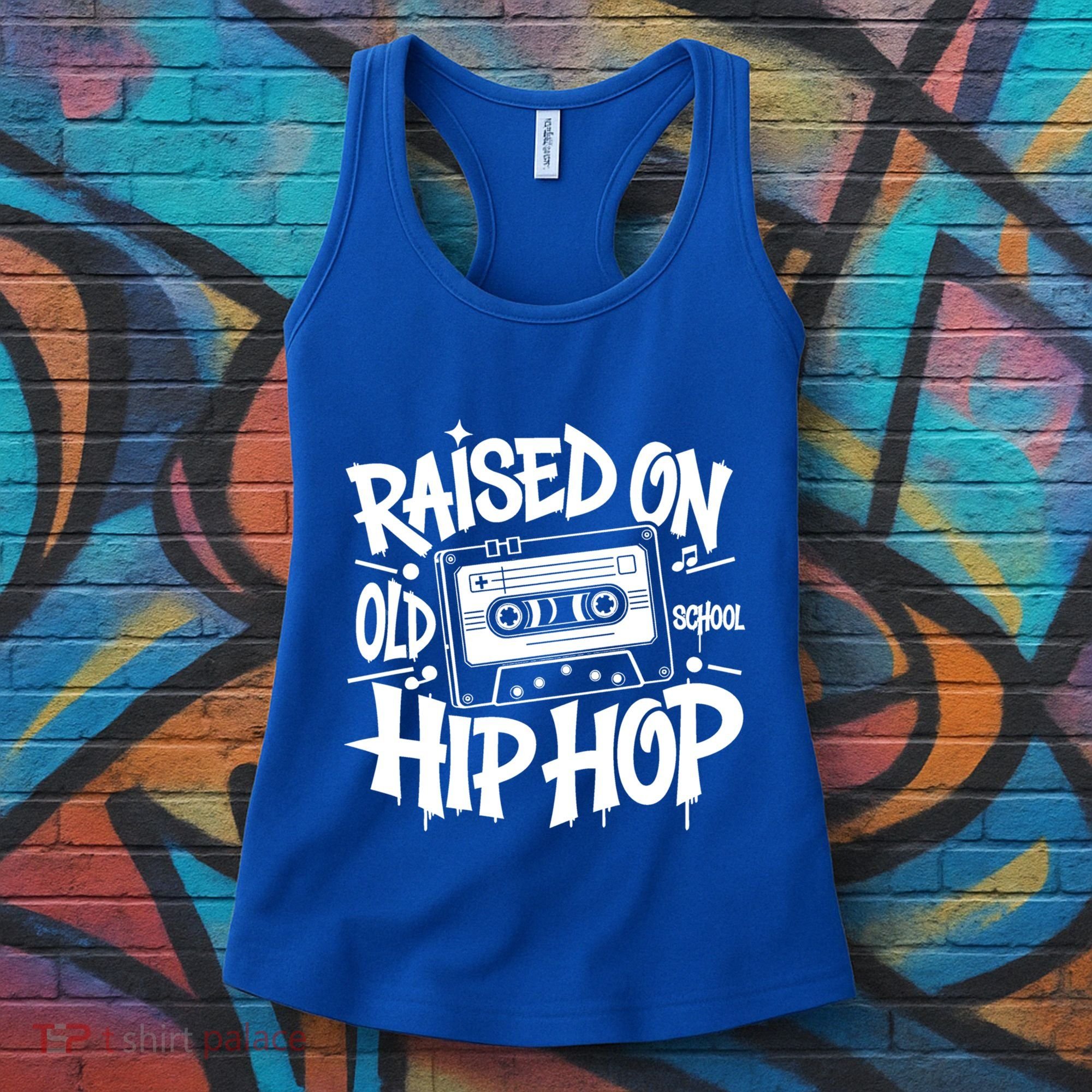 Raised On Old School Graffiti Rap Hip Hop Women's Tank Top