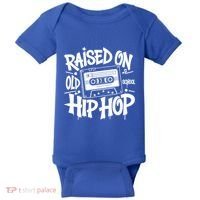 Raised On Old School Graffiti Rap Hip Hop Baby Bodysuit thumb 0