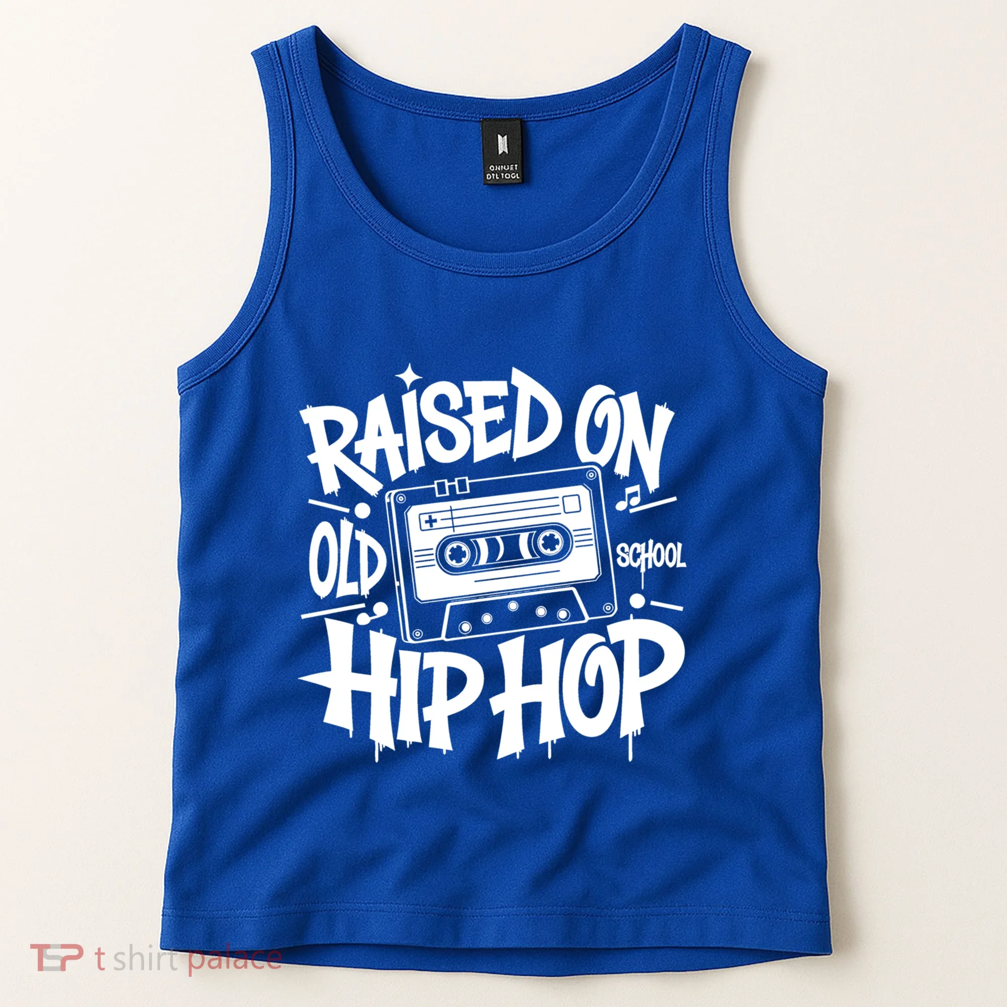 Raised On Old School Graffiti Rap Hip Hop Tank Top