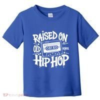 Raised On Old School Graffiti Rap Hip Hop Toddler T-Shirt thumb 0