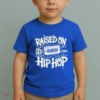 Raised On Old School Graffiti Rap Hip Hop Toddler T-Shirt thumb 2