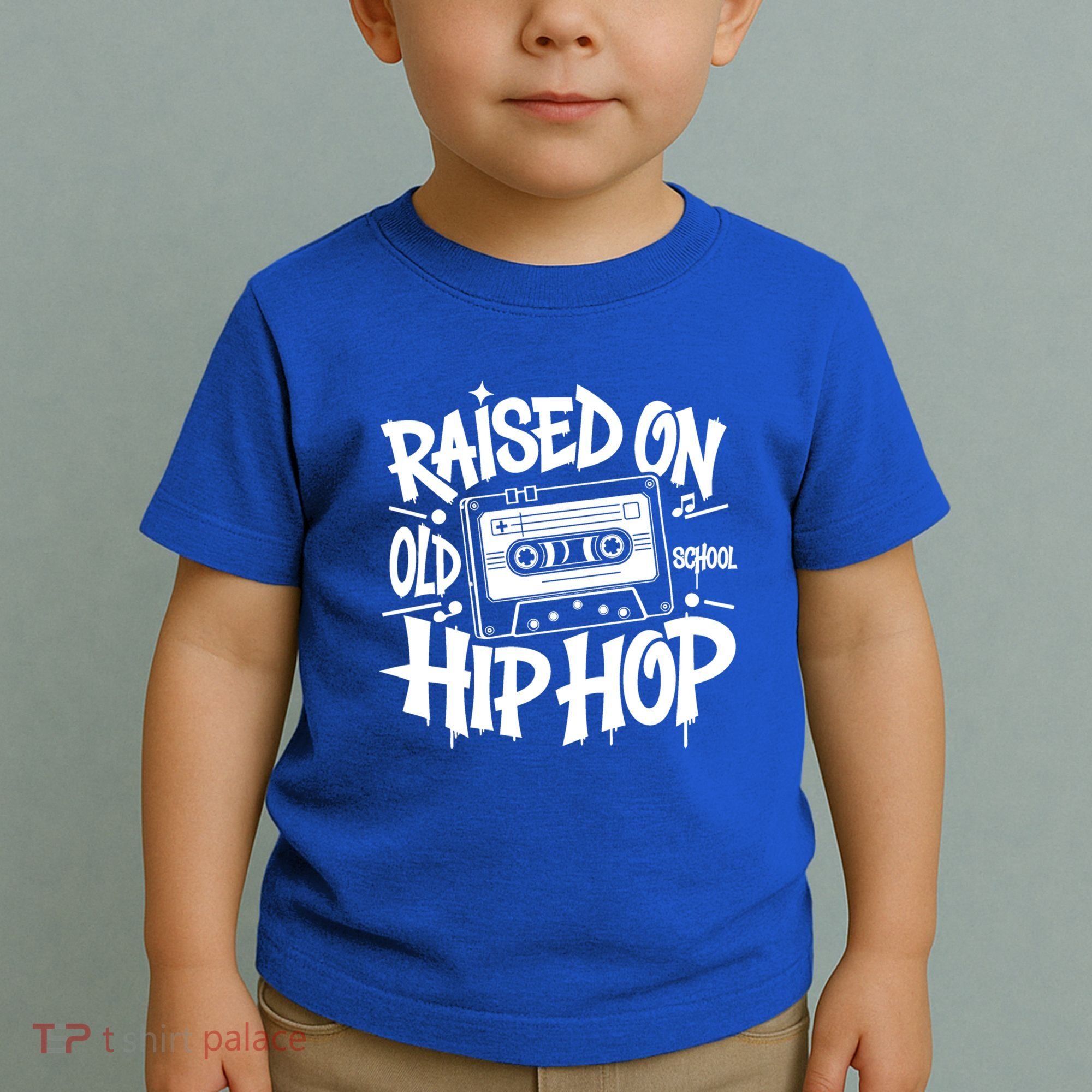 Raised On Old School Graffiti Rap Hip Hop Toddler T-Shirt