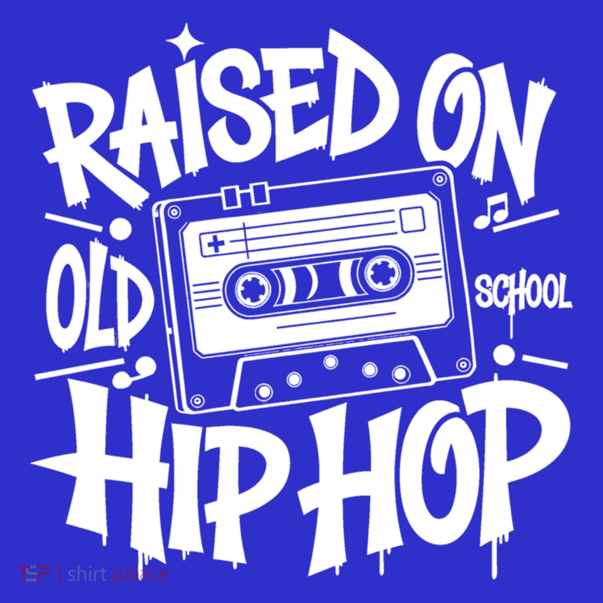 Raised On Old School Graffiti Rap Hip Hop Women's Long Sleeve Shirt
