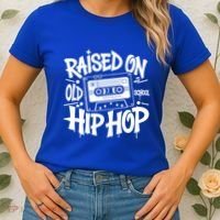 Raised On Old School Graffiti Rap Hip Hop Women's T-Shirt thumb 2