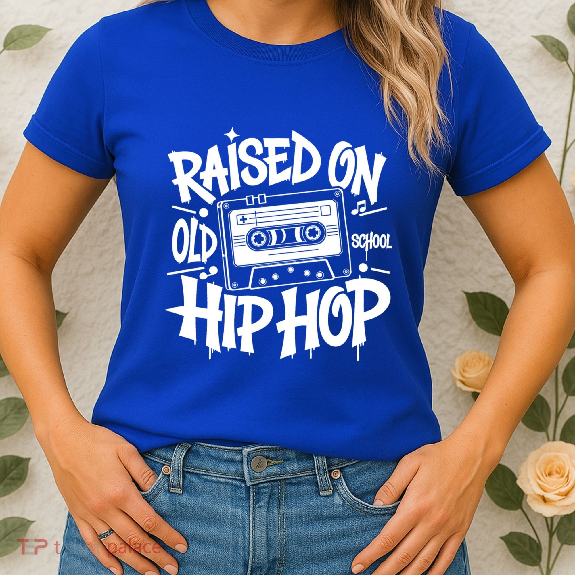 Raised On Old School Graffiti Rap Hip Hop Women's T-Shirt