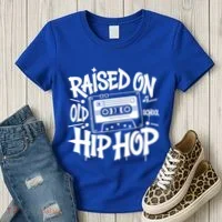 Raised On Old School Graffiti Rap Hip Hop Women's T-Shirt thumb 3