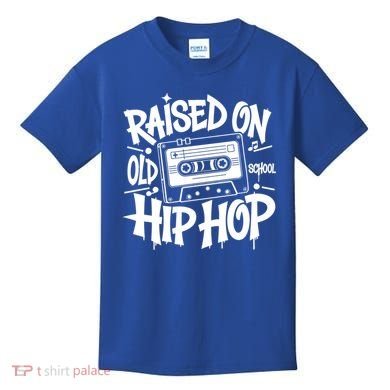 Raised On Old School Graffiti Rap Hip Hop Kids T-Shirt