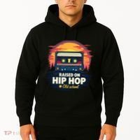 Raised On Old School Hip Hop Anniversary Cassette Hoodie thumb 2