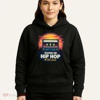 Raised On Old School Hip Hop Anniversary Cassette Hoodie thumb 5