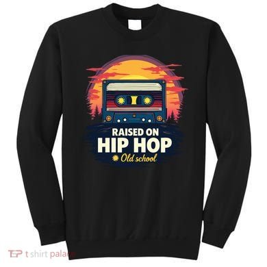 Raised On Old School Hip Hop Anniversary Cassette Sweatshirt