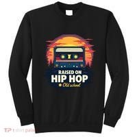 Raised On Old School Hip Hop Anniversary Cassette Sweatshirt thumb 0