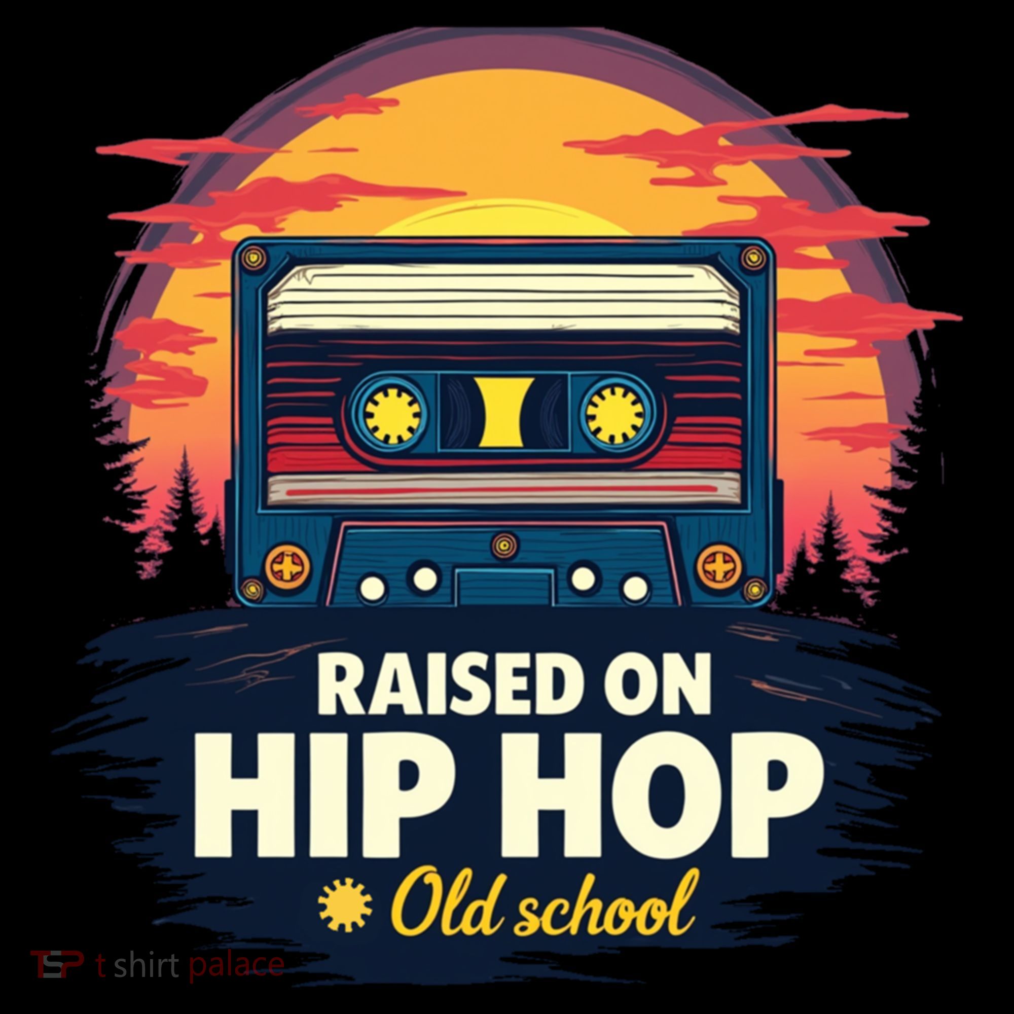 Raised On Old School Hip Hop Anniversary Cassette Sweatshirt
