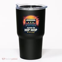 Raised On Old School Hip Hop Anniversary Cassette Tumbler thumb 0