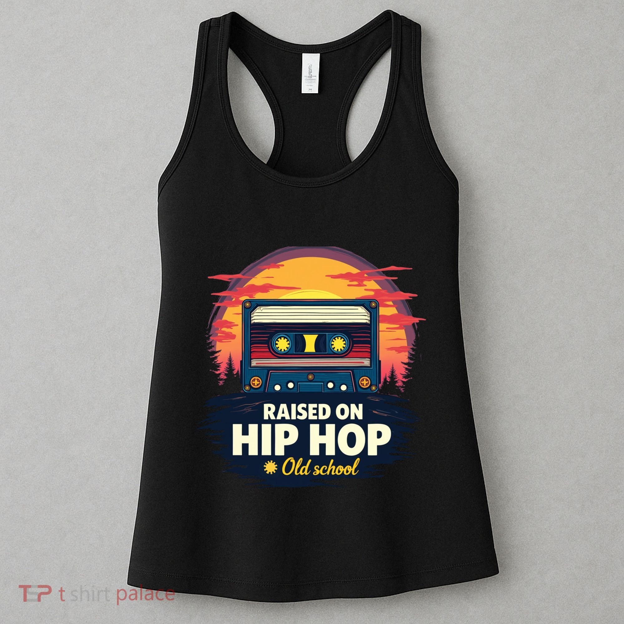 Raised On Old School Hip Hop Anniversary Cassette Women's Tank Top