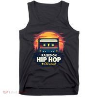 Raised On Old School Hip Hop Anniversary Cassette Tank Top thumb 0