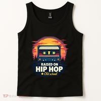 Raised On Old School Hip Hop Anniversary Cassette Tank Top thumb 2