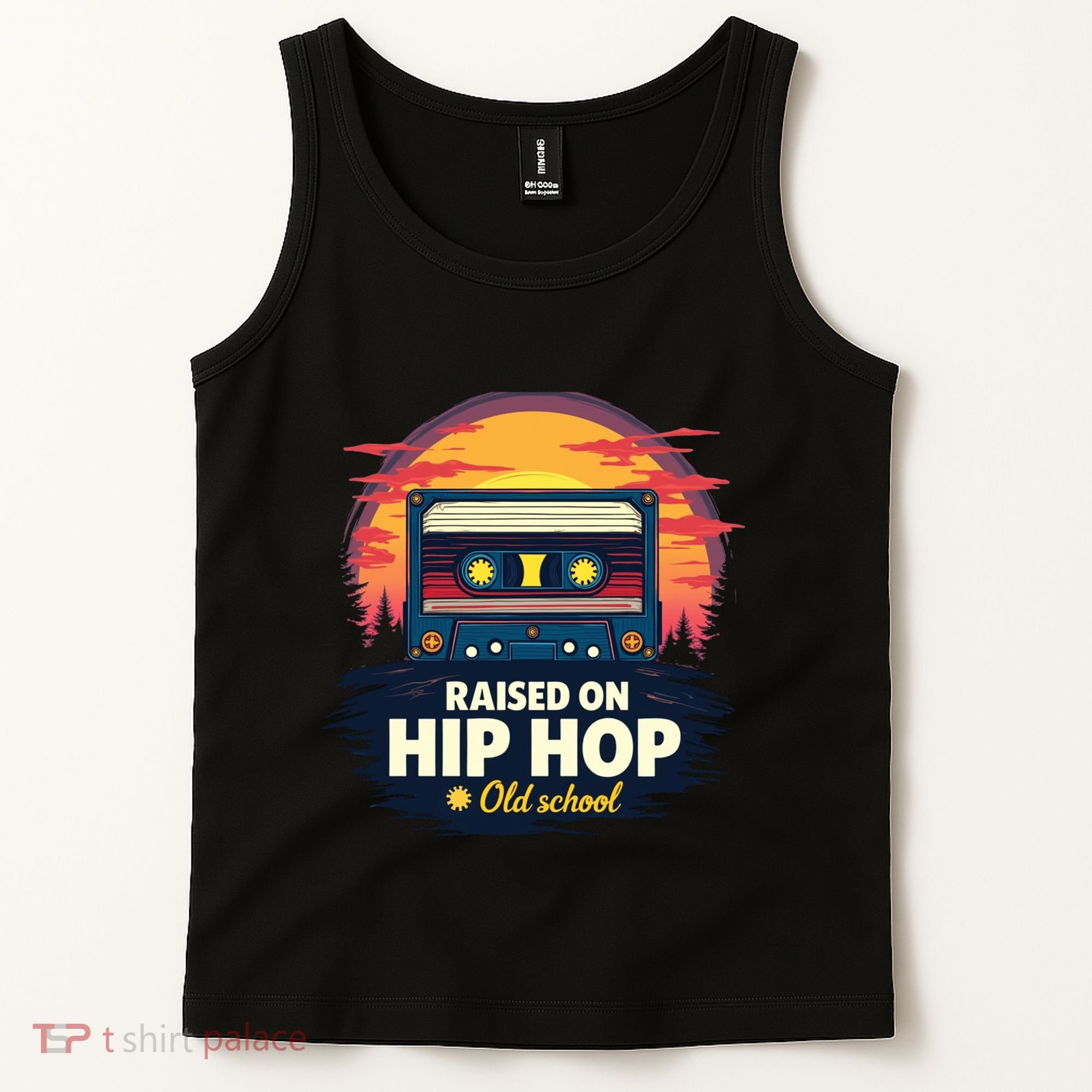 Raised On Old School Hip Hop Anniversary Cassette Tank Top