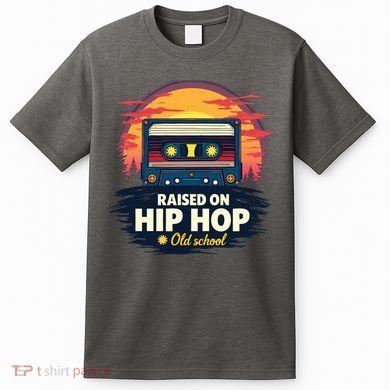 Raised On Old School Hip Hop Anniversary Cassette T-Shirt