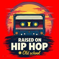 Raised On Old School Hip Hop Anniversary Cassette Santa Hat thumb 1