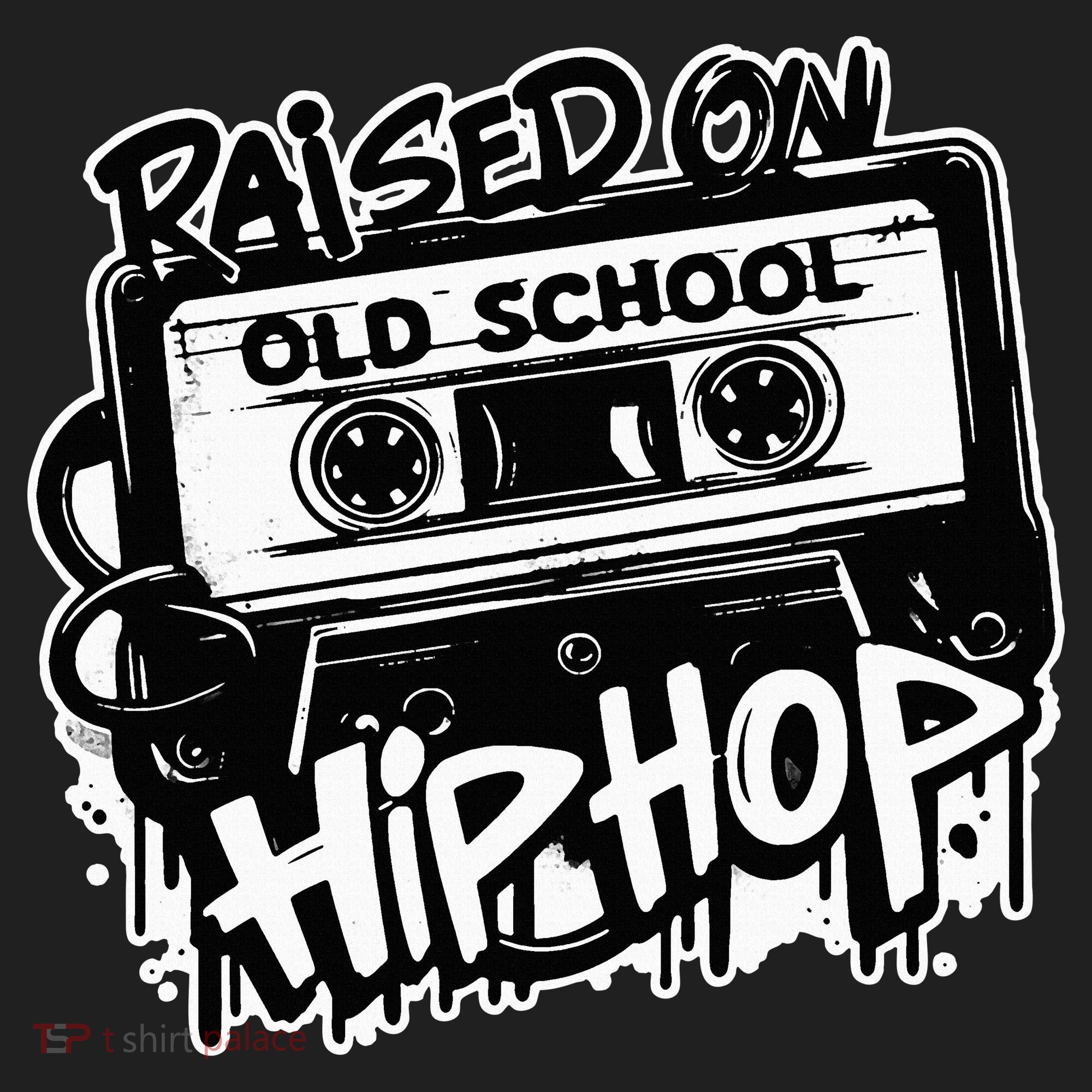 Raised On Old School Hip Hop Anniversary Cassette Graffiti Beanie