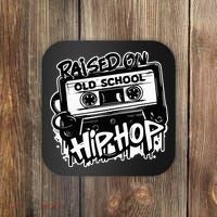 Raised On Old School Hip Hop Anniversary Cassette Graffiti Coaster thumb 0
