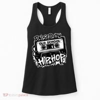 Raised On Old School Hip Hop Anniversary Cassette Graffiti Women's Tank Top thumb 0