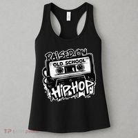 Raised On Old School Hip Hop Anniversary Cassette Graffiti Women's Tank Top thumb 3