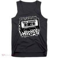 Raised On Old School Hip Hop Anniversary Cassette Graffiti Tank Top thumb 0