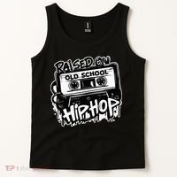 Raised On Old School Hip Hop Anniversary Cassette Graffiti Tank Top thumb 2