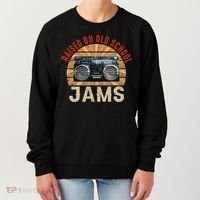 Raised On Old School Jams Hip Hop Women's Sweatshirt thumb 0