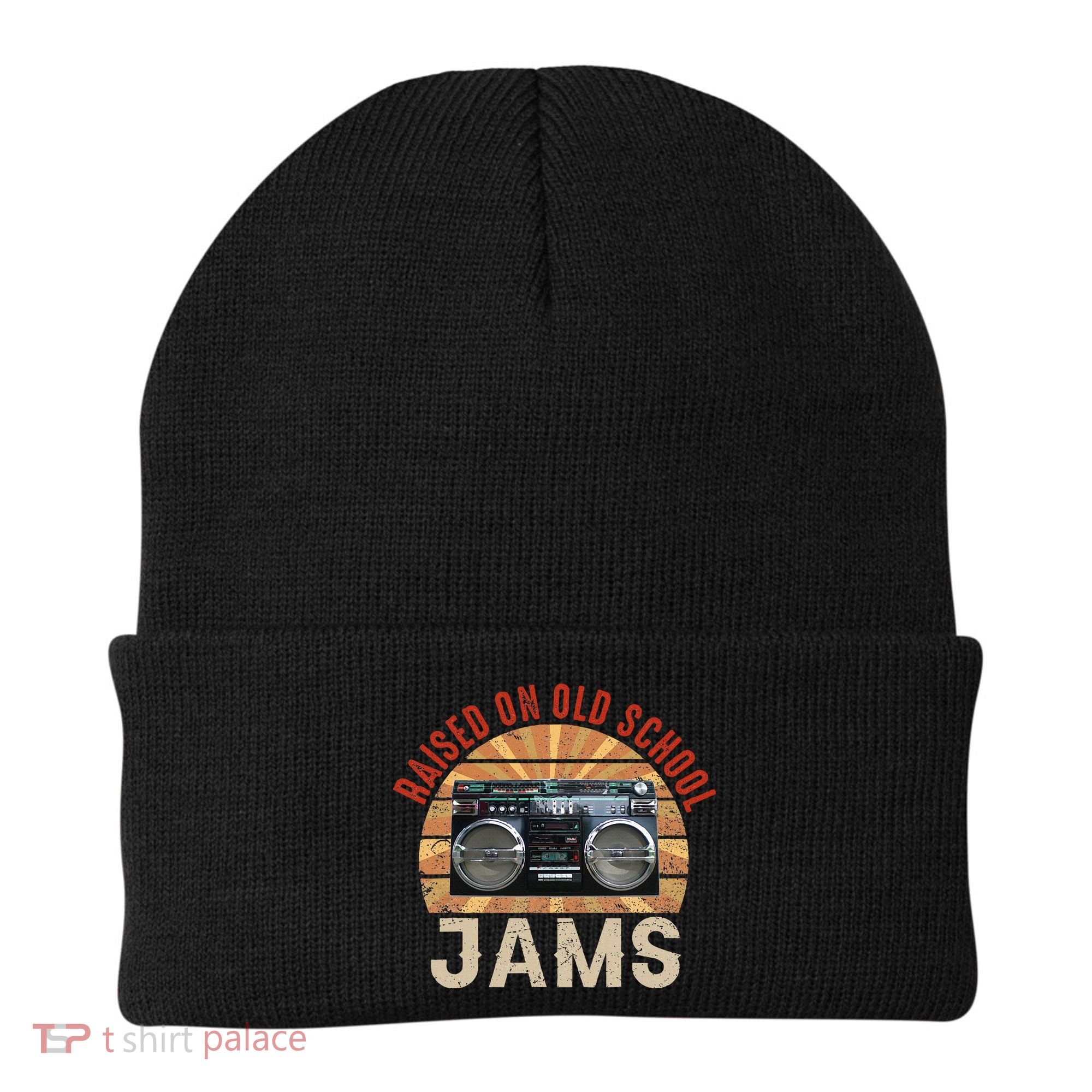 Raised On Old School Jams Hip Hop Beanie