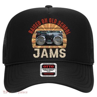 Raised On Old School Jams Hip Hop Hat