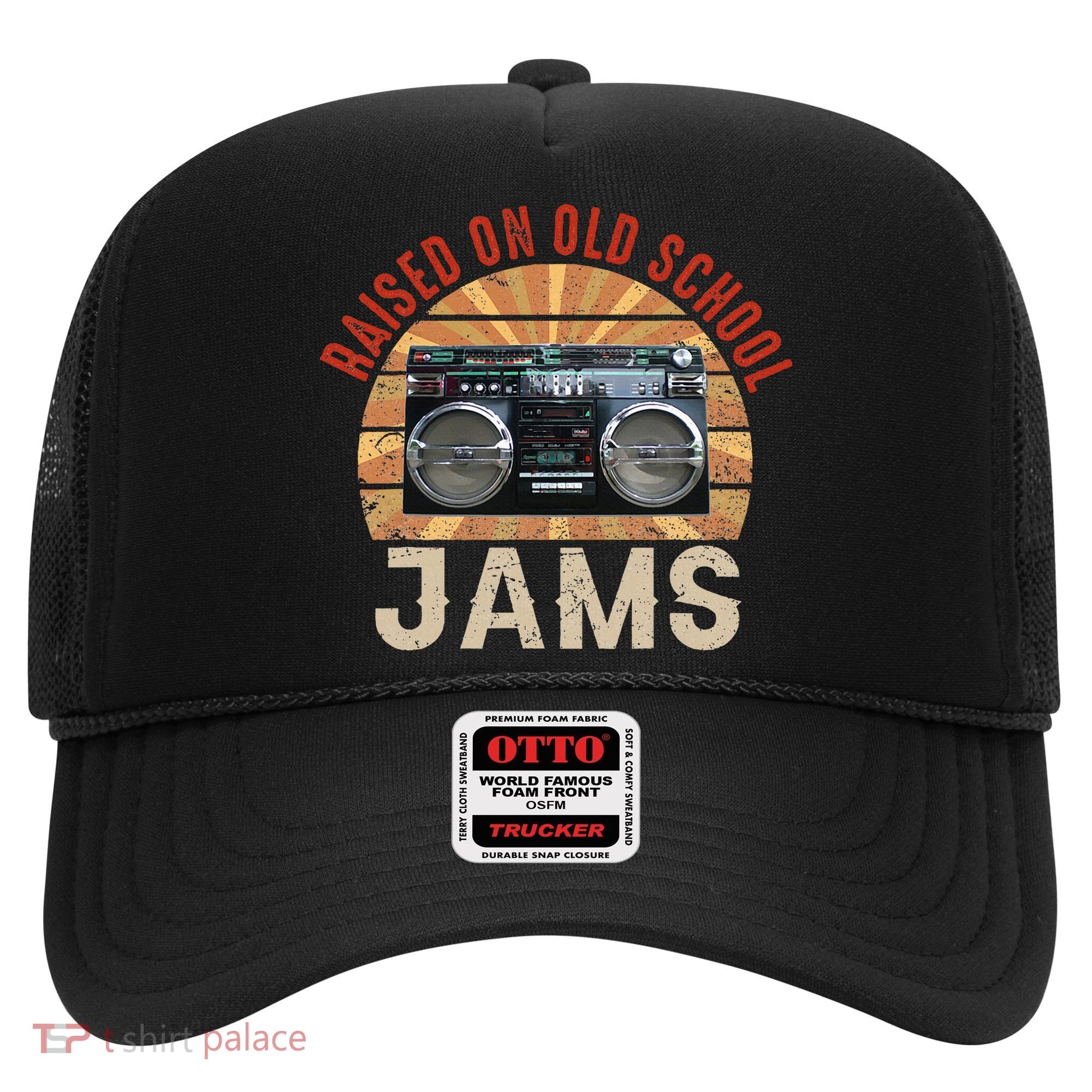 Raised On Old School Jams Hip Hop Hat