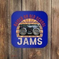 Raised On Old School Jams Hip Hop Coaster thumb 0
