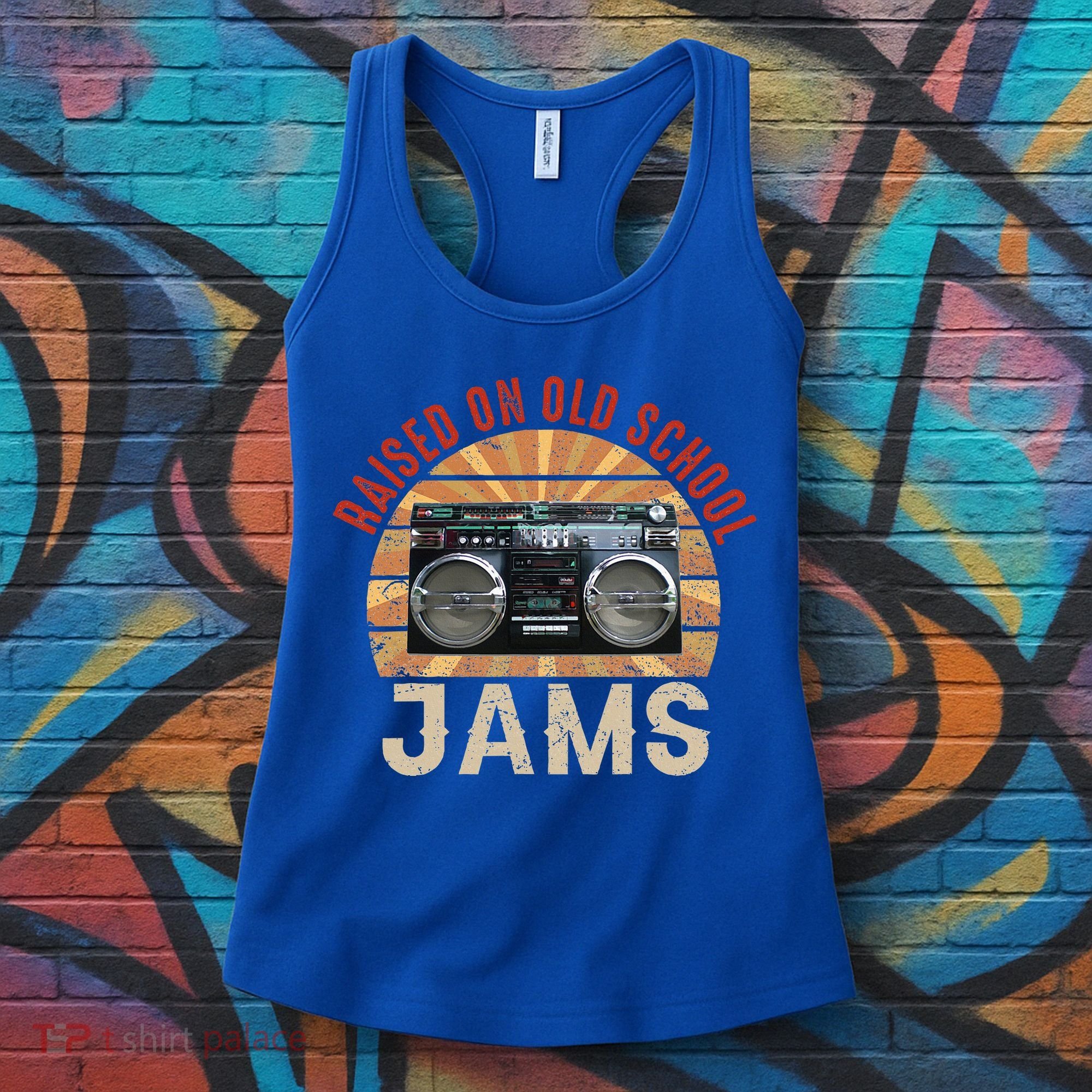 Raised On Old School Jams Hip Hop Women's Tank Top