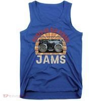 Raised On Old School Jams Hip Hop Tank Top thumb 0