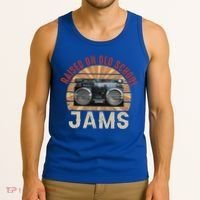 Raised On Old School Jams Hip Hop Tank Top thumb 3