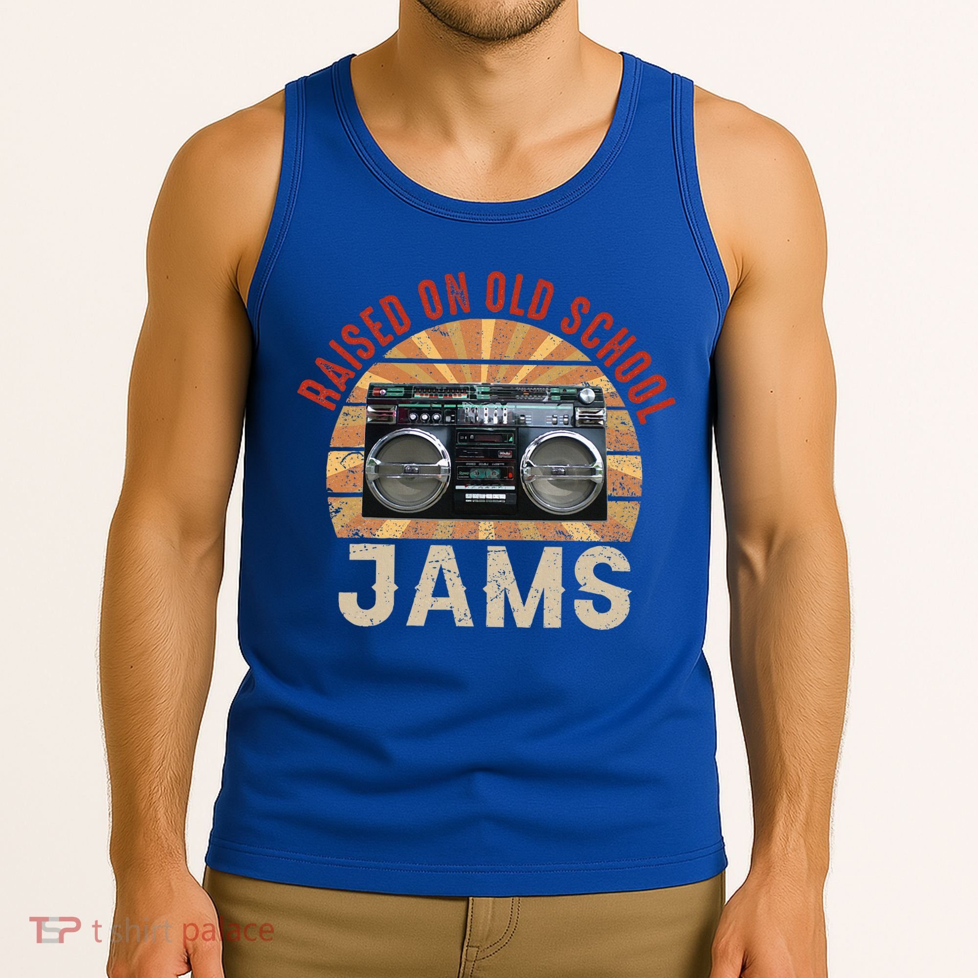 Raised On Old School Jams Hip Hop Tank Top