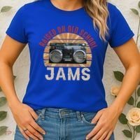 Raised On Old School Jams Hip Hop Women's T-Shirt thumb 2