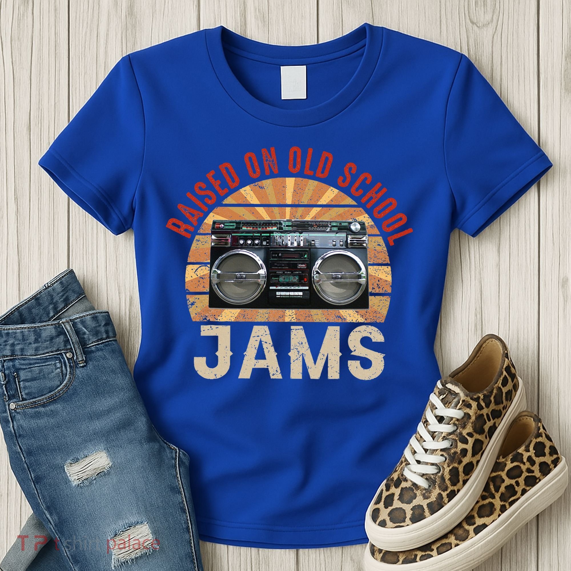 Raised On Old School Jams Hip Hop Women's T-Shirt
