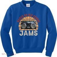 Raised On Old School Jams Hip Hop Kids Sweatshirt thumb 0