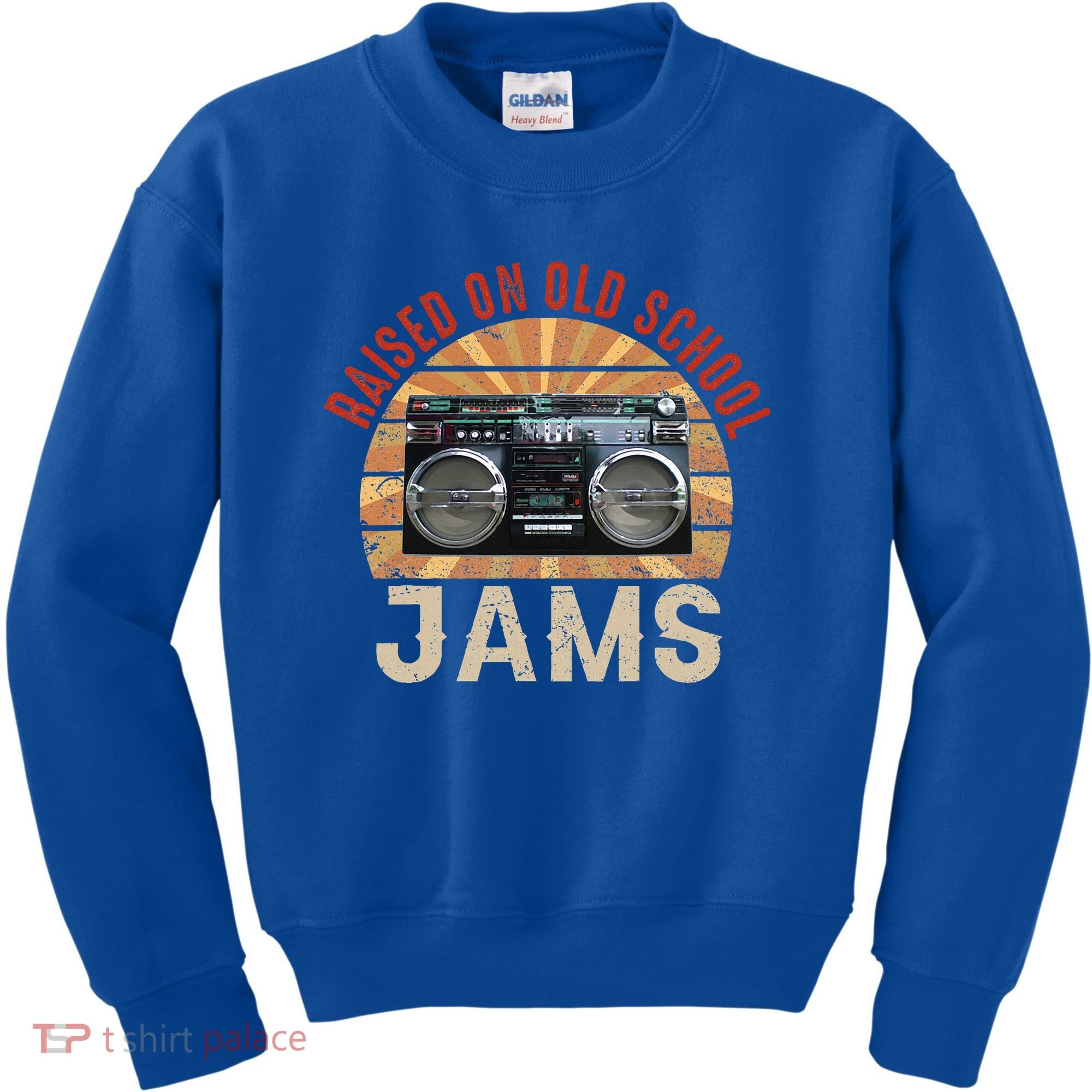 Raised On Old School Jams Hip Hop Kids Sweatshirt