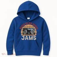 Raised On Old School Jams Hip Hop Kids Hoodie thumb 0