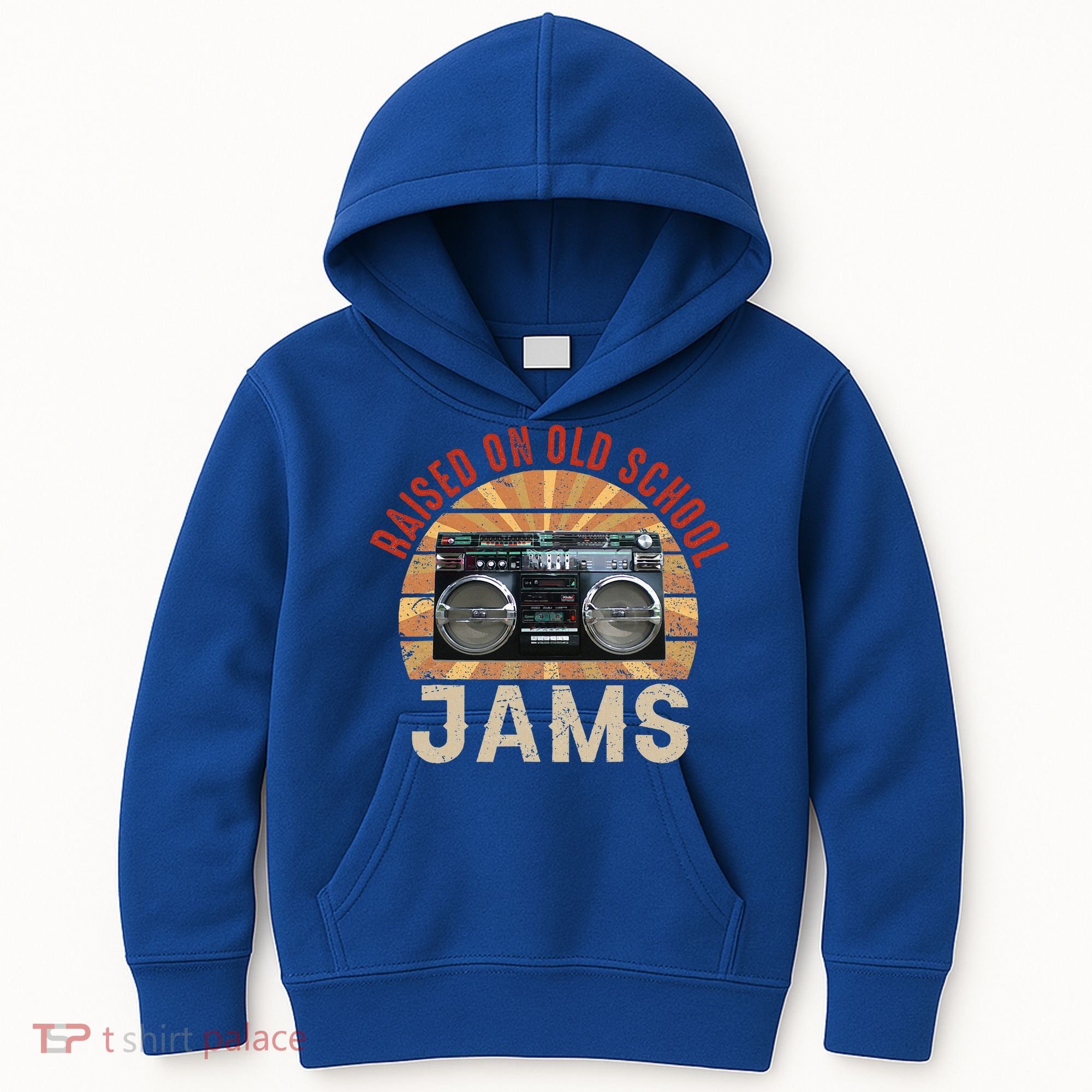 Raised On Old School Jams Hip Hop Kids Hoodie
